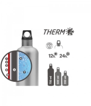  Isolierflasche LAKEN Futura Thermo Black 750 ml 