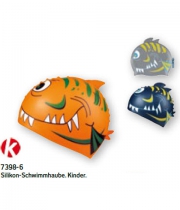 Kinder Silikon-Schwimmhaube BECO Hai