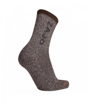 Thermosocken ZAJO Thermolite Midweight II Braun