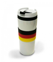 Vakuum Becher Deutschland Flagge 0,38 L